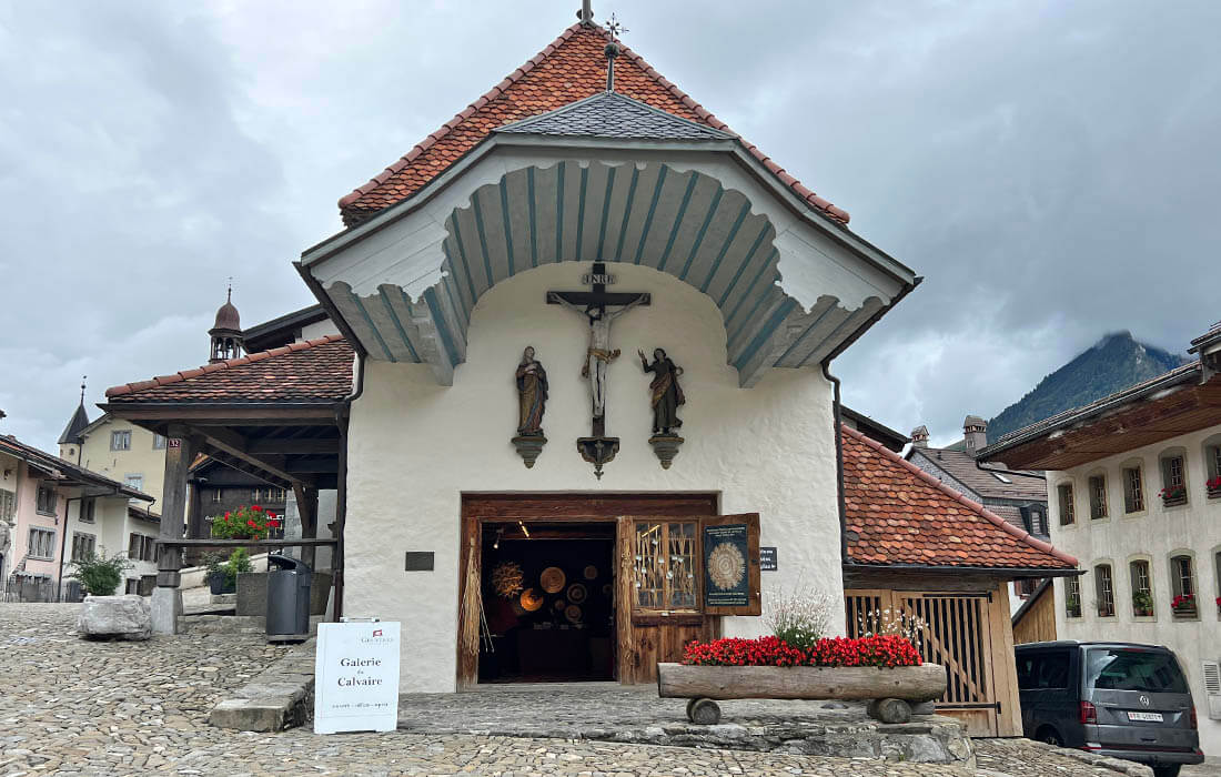 calvaire or calvary of Gruyères