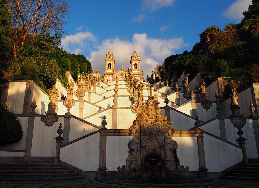 staircase of the Bom Jesus sanctuary in Braga