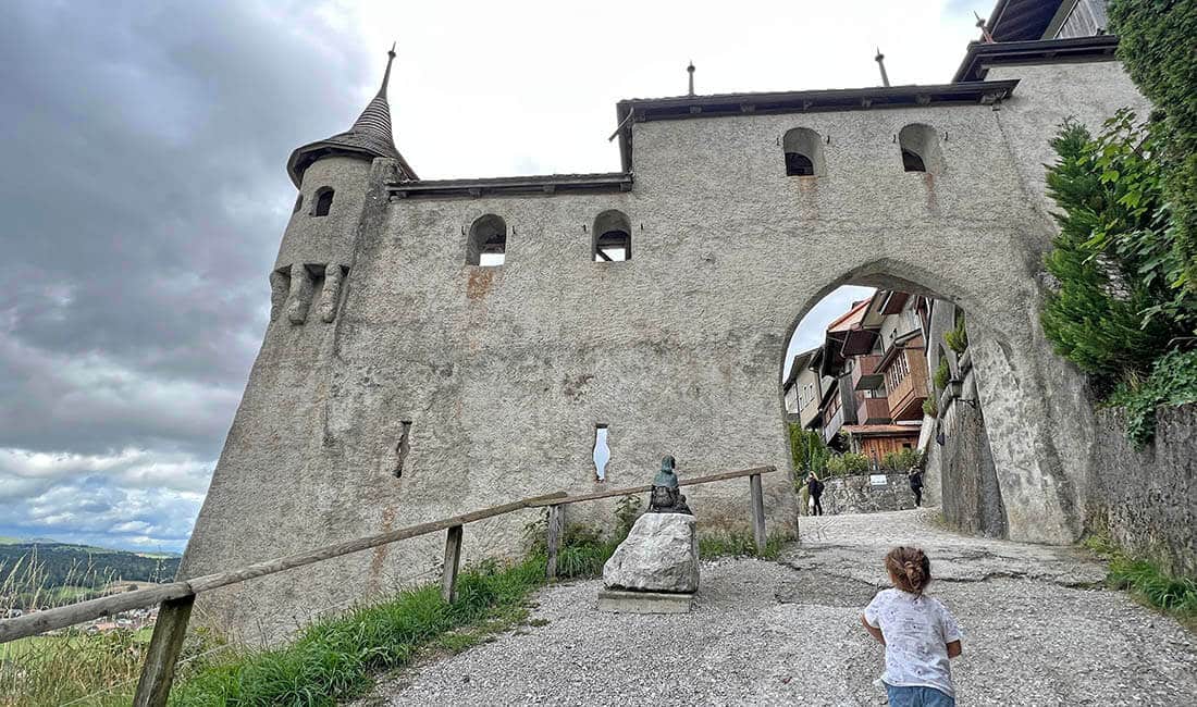 Belluard Gate, the entrance to Gruyères