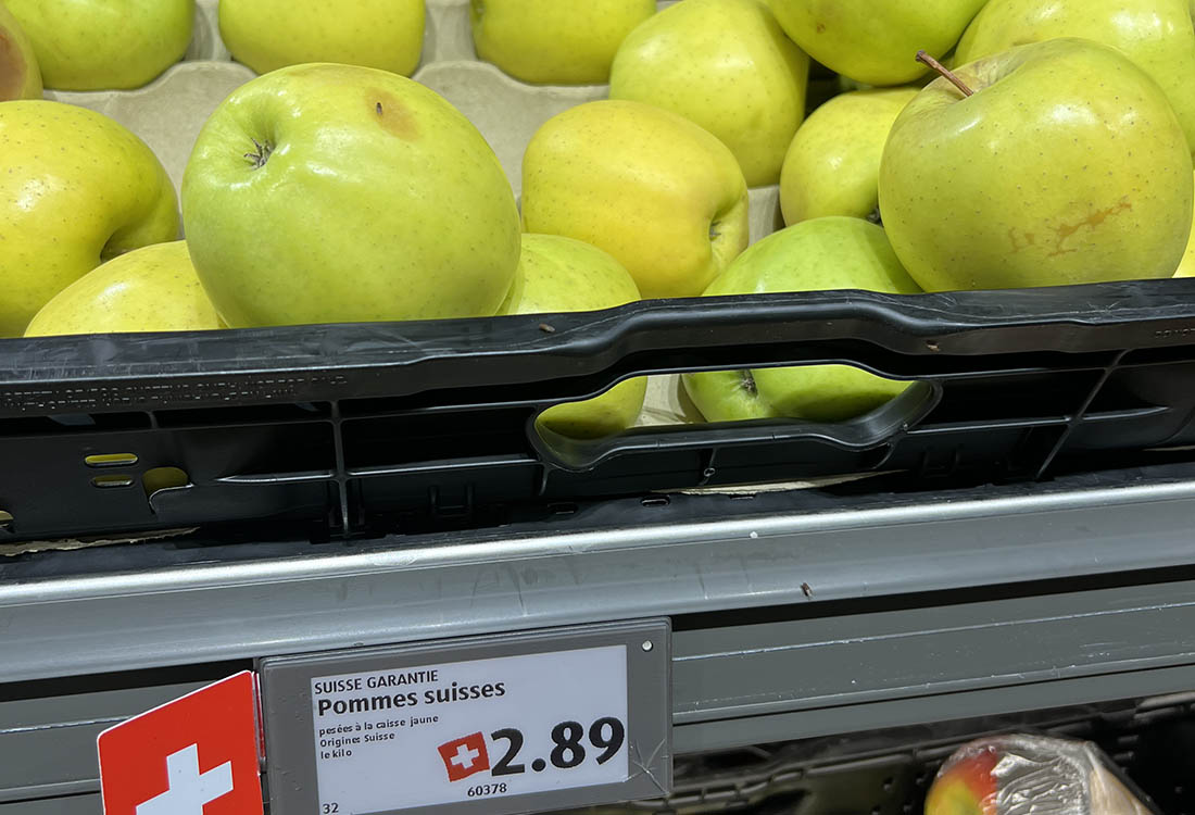 Precio supermercado suiza