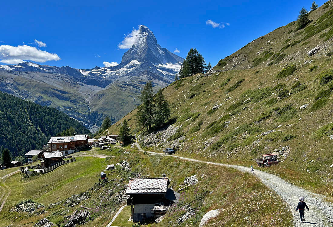 traveling to Switzerland: visiting the Matterhorn in Zermatt