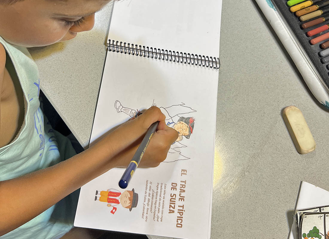 Pasaporte lúdico de Suiza para niños
