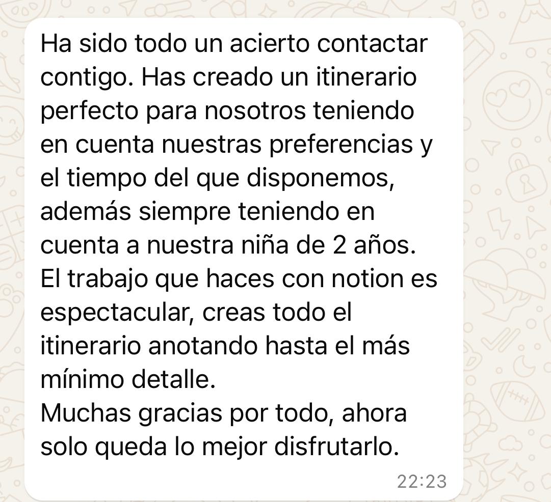 opinió sobre el servicio de diseño de viajes en familia a Sudáfrica