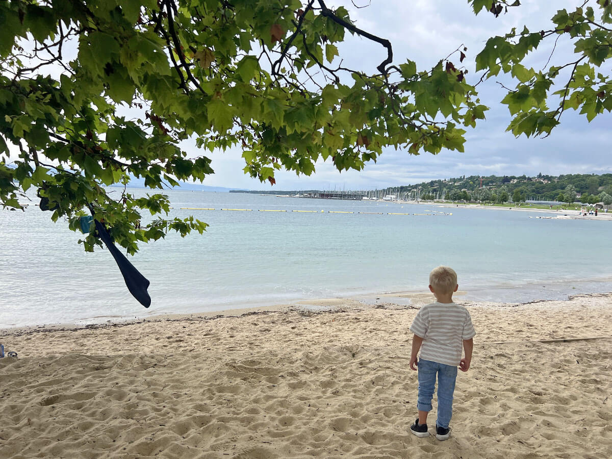 Baby plage, un buen lugar para bañarse en Ginebra en verano
