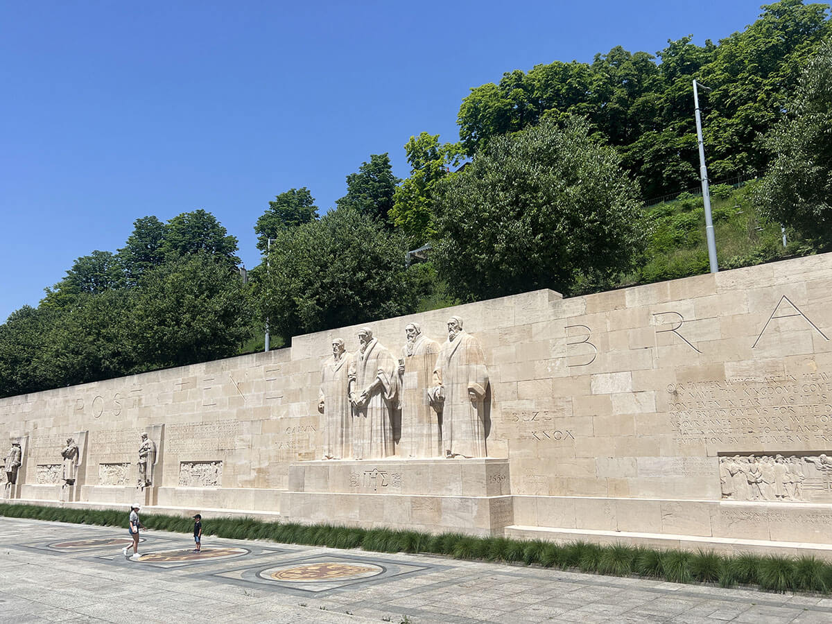 Muro de los Reformadores en Ginebra Suiza