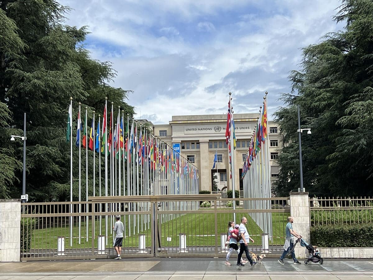 Palacio de las Naciones Unidas en Ginebra, Suiza