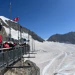 terraza mirador del observatorio Sphinx en Jungfraujoch