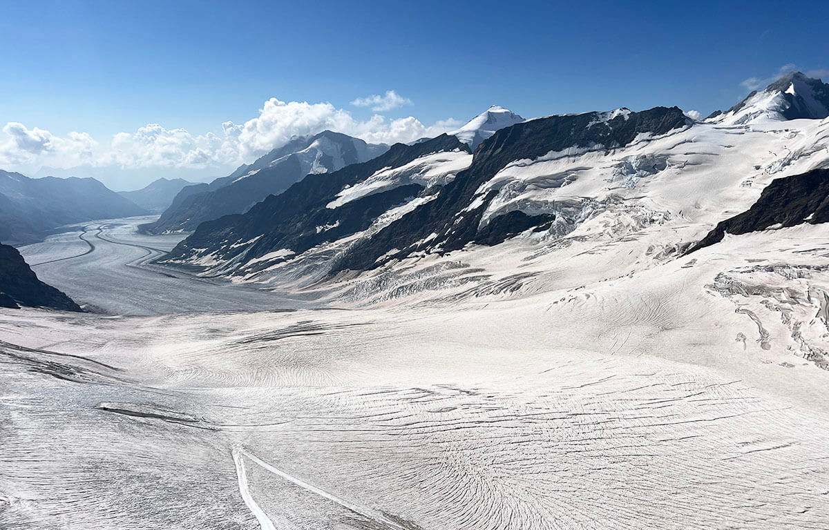 Vistas glaciar jungfraujoch