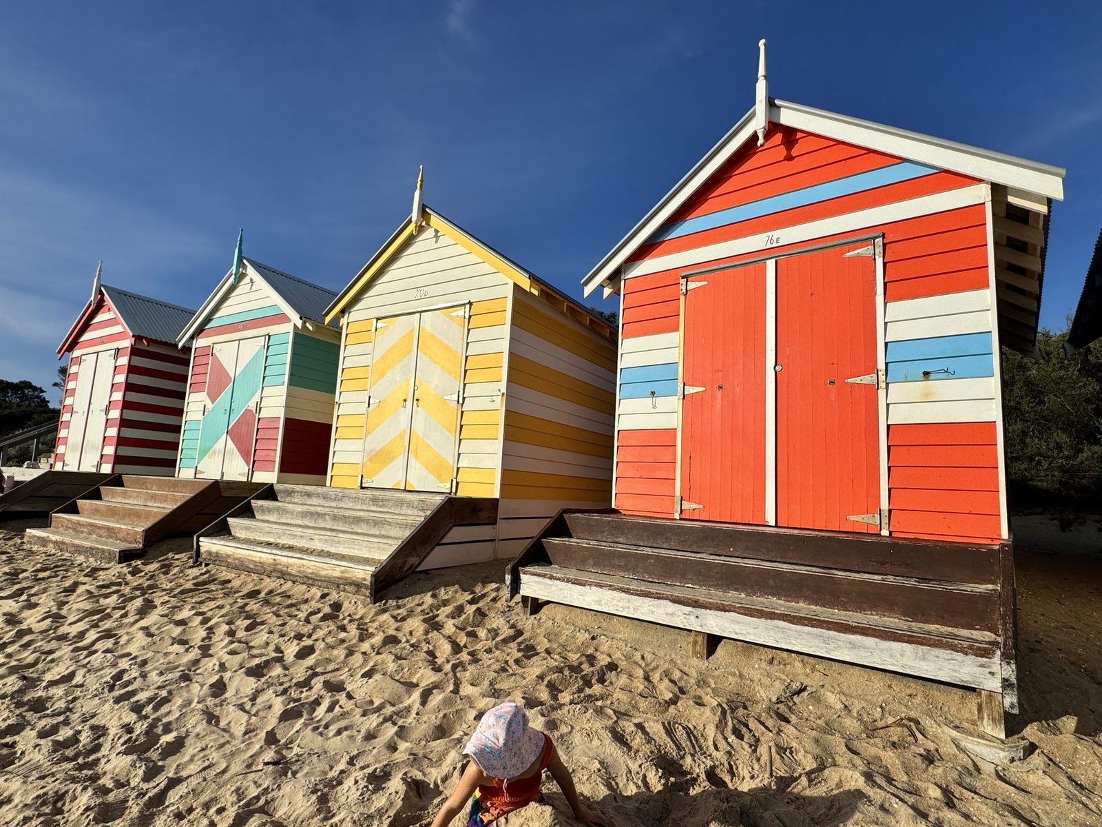 Australia con ninos melbourne brighton beach casetas colores