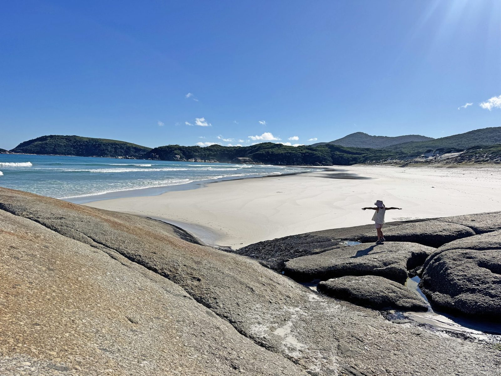 Australia con ninos squeaky beach wilsons promontory