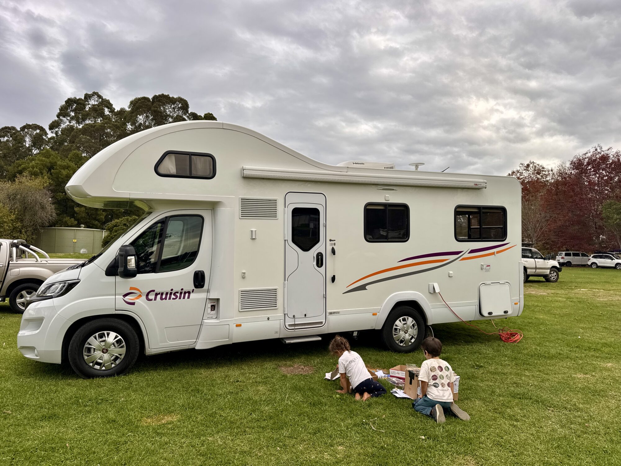 Motorhome in a national park in Australia