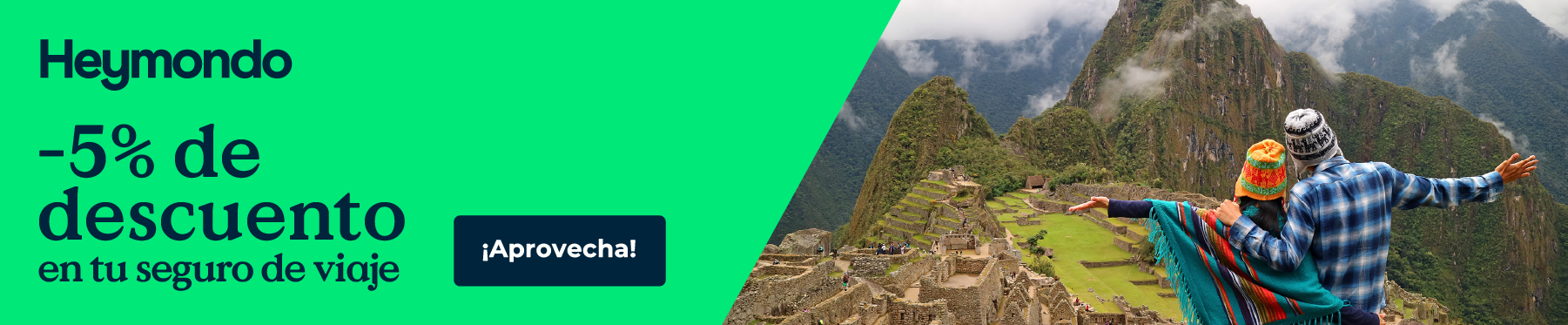 Heymondo — 5% de descuento en tu seguro de viaje